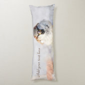 Serieuze reserverij lichaamskussen (Achterkant (Verticaal))