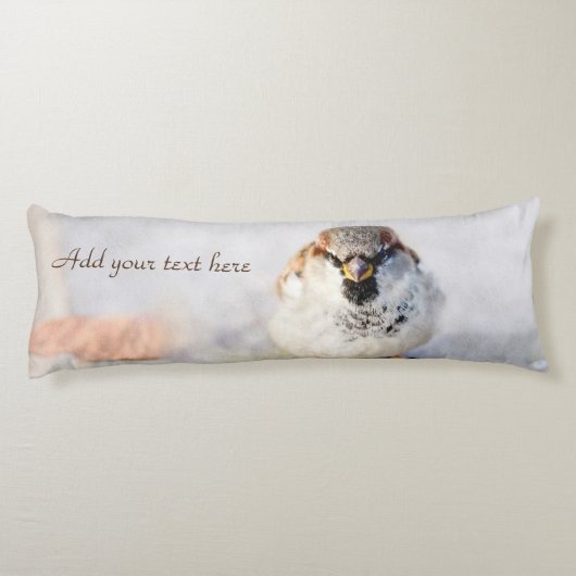 Serieuze reserverij lichaamskussen (Achterkant)