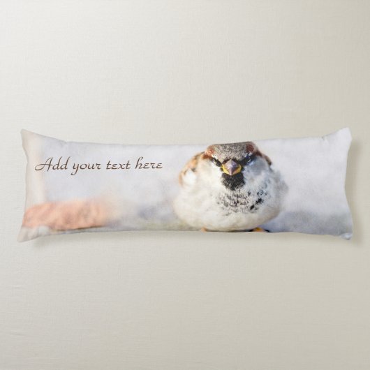 Serieuze reserverij lichaamskussen (Voorkant)