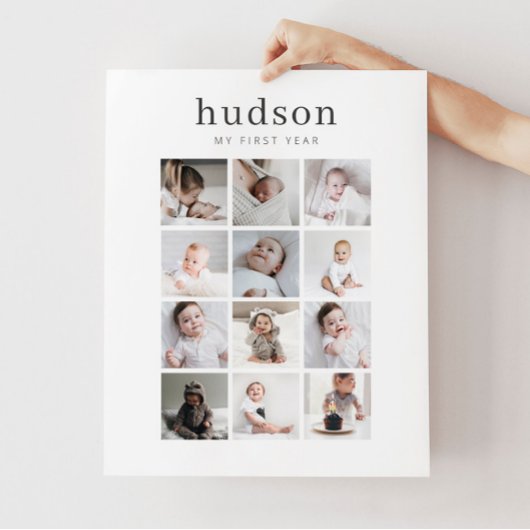 Serif 1st jaar Collage Poster