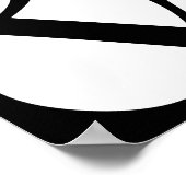 Serif Ampersand-Poster afdrukken Poster (Hoek)