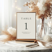 Serif Elegant Modern Wedding Kaart