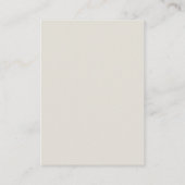 Serif Elegant Modern Wedding QR Code RSVP Informatiekaartje (Achterkant)