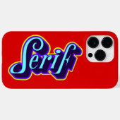 Serif - Hoesje voor Iphone (Achterkant (horizontaal))