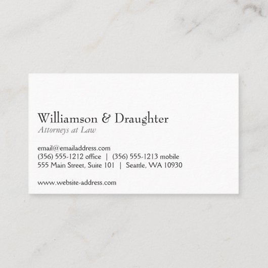 Serif monogram | Achtergrond grafische lijnen Visitekaartje (Achterkant)