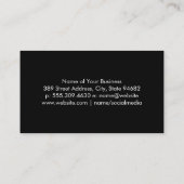 Serif Monogram | Monogram Visitekaartje (Achterkant)