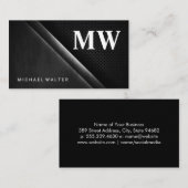 Serif Monogram | Monogram Visitekaartje (Voorkant / Achterkant)