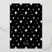 Serif Prettige Feestdagen Foto (Achterkant)