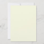 Sering Antique Crème Ranunculus Eucalyptus Bruilof Kaart (Achterkant)