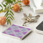 SERING ARGYLE BREISEL Premium Vierkante Sleutelhan Sleutelhanger (Zijkant)