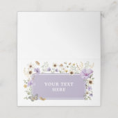 Sering Baby Wildflower Bloem Voedingslabel Plaatskaartje (Buitenkant ongevouwen)