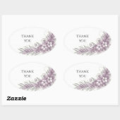 Sering Bloem Botanische Dank Je Sticker (Vel)