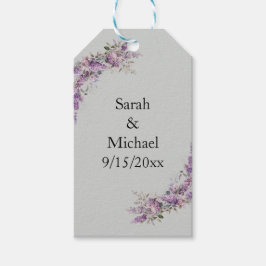 Sering bloem cadeaulabel