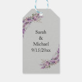 Sering bloem cadeaulabel (Achterkant)