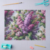 Sering Bloemen Botanisch Aquarel Decoupage Tissuepapier (Craft)