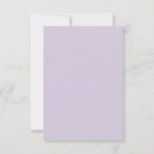 Sering Bloemen Bruiloft RSVP Kaart (Achterkant)
