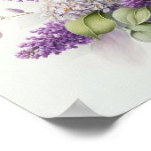 Sering Bloemen Kunstprint Poster (Hoek)
