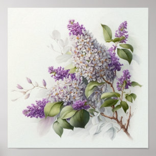 Sering Bloemen Kunstprint Poster