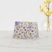 Sering bloemige opgevouwen briefkaart (Gele Bloem)