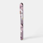 Sering Bloemmotief Monogram iPhone Hoesje (Linkerkant)