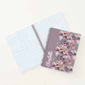 Sering Bloemmotief Monogram Notitieboek (Binnen)