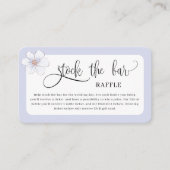 Sering Bloemstuk Bruidsbruiloft Bar Informatiekaartje (Voorkant)