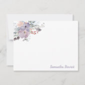 Sering Bloesemt Bloemige Persoonlijke Briefpapier  Notitiekaartje (Voorkant)