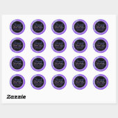 Sering Bubbles Zakelijke Bedankt Sticker (Vel)