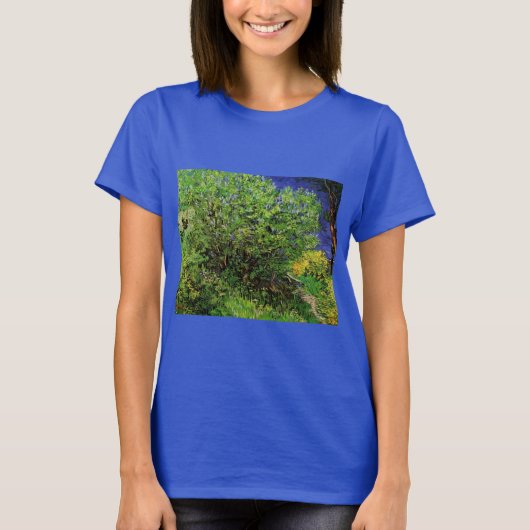 Sering door Vincent van Gogh, Oude Tuinbloemen T-shirt (Voorkant)