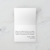 Sering en Crème Bedankkaart (Binnen)