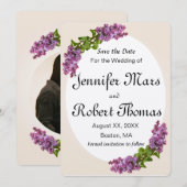 Sering en Crème Reserveer de datum Save The Date (Voorkant / Achterkant)