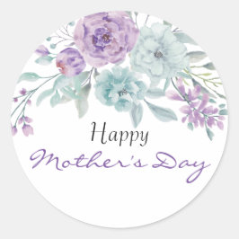 Sering en Munt Bloemen | Moederdag Sticker