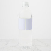 Sering Gebloemde Bruidsdouche Waterfles Etiket (Achterkant)