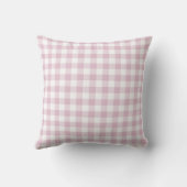 Sering Gingham Rutje Zachte Cottage Kussen (Achterkant)