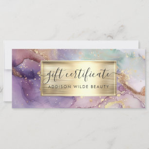 Sering Glitter Nep Goud Folie Cadeaubon