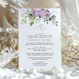 Sering Groen Menu Kaart Trouwen