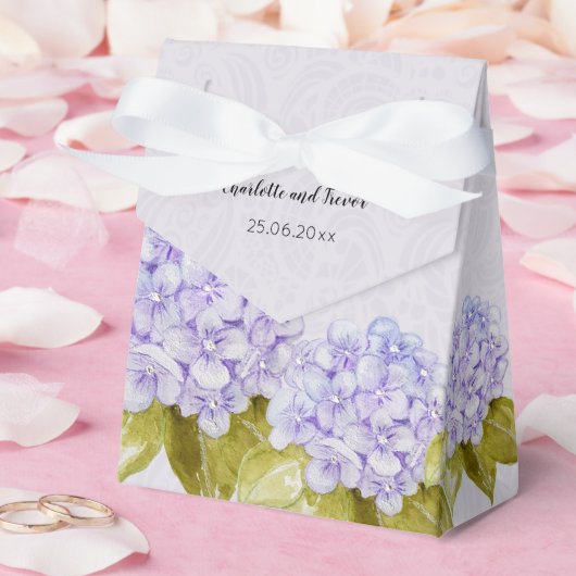Sering Hortensia Handgeschilderd Bedankdoosjes (Huwelijk)