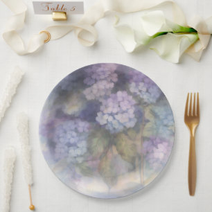 Sering Hydrangea Aquarel Lunchnapkin Papieren Bordje