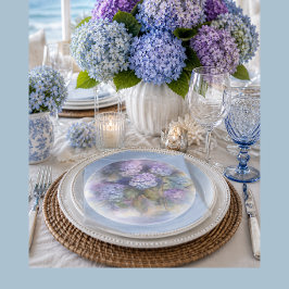 Sering Hydrangea Aquarel Lunchnapkin Servet