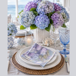 Sering Hydrangea Aquarel Lunchnapkin Servet