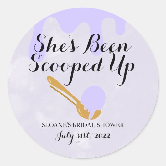 Sering Ijs Bruidsfeest MultiGebruik Sticker (Voorkant)