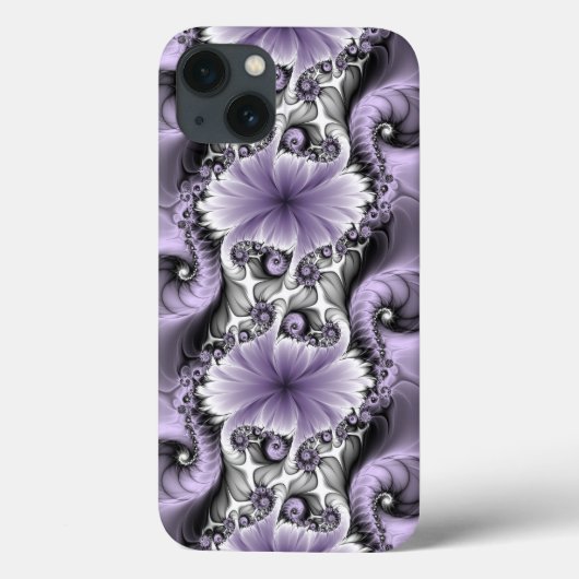 Sering Illusie Abstracte Bloemige Fractale Kunst F Case-Mate iPhone Case (Achterkant)