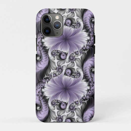 Sering Illusie Abstracte Bloemige Fractale Kunst F Case-Mate iPhone Case (Achterkant)