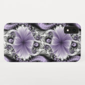 Sering Illusie Abstracte Bloemige Fractale Kunst F Case-Mate iPhone Case (Achterkant (horizontaal))