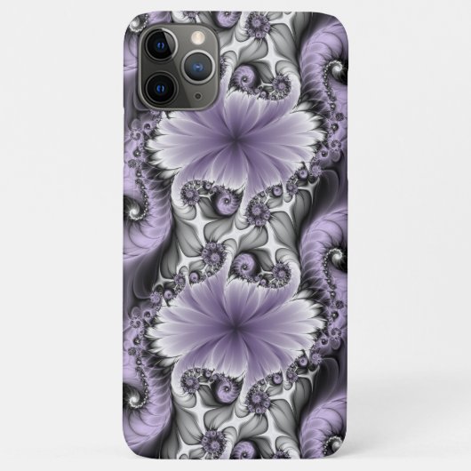 Sering Illusie Abstracte Bloemige Fractale Kunst F Case-Mate iPhone Case (Achterkant)