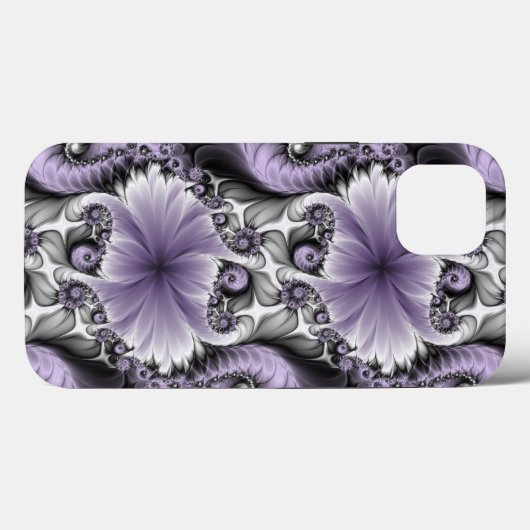 Sering Illusie Abstracte Bloemige Fractale Kunst F Case-Mate iPhone Case (Achterkant (horizontaal))
