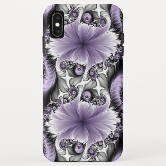 Sering Illusie Abstracte Bloemige Fractale Kunst F Case-Mate iPhone Case (Achterkant)