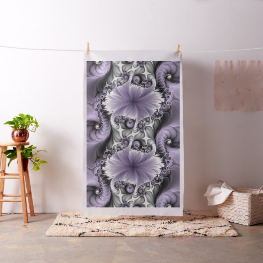 Sering Illusie Abstracte Bloemige Fractale Kunst F Stof (Voorbeeld)