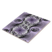 Sering Illusie Abstracte Bloemige Fractale Kunst F Tegeltje (Zijkant)