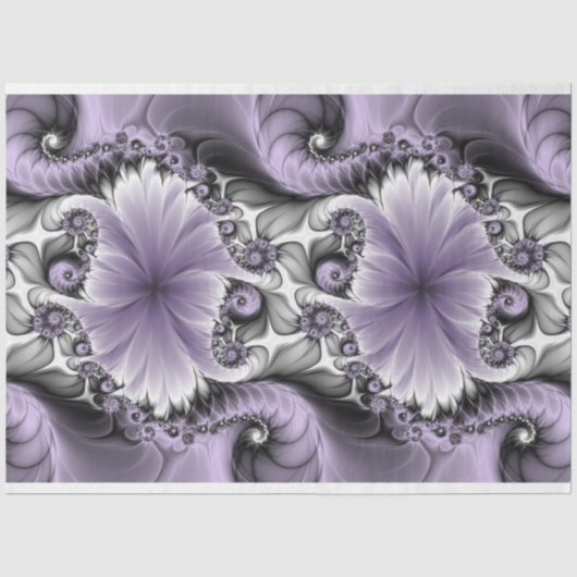 Sering Illusie Abstracte Bloemige Fractale Kunst F Tissuepapier (Voorkant)